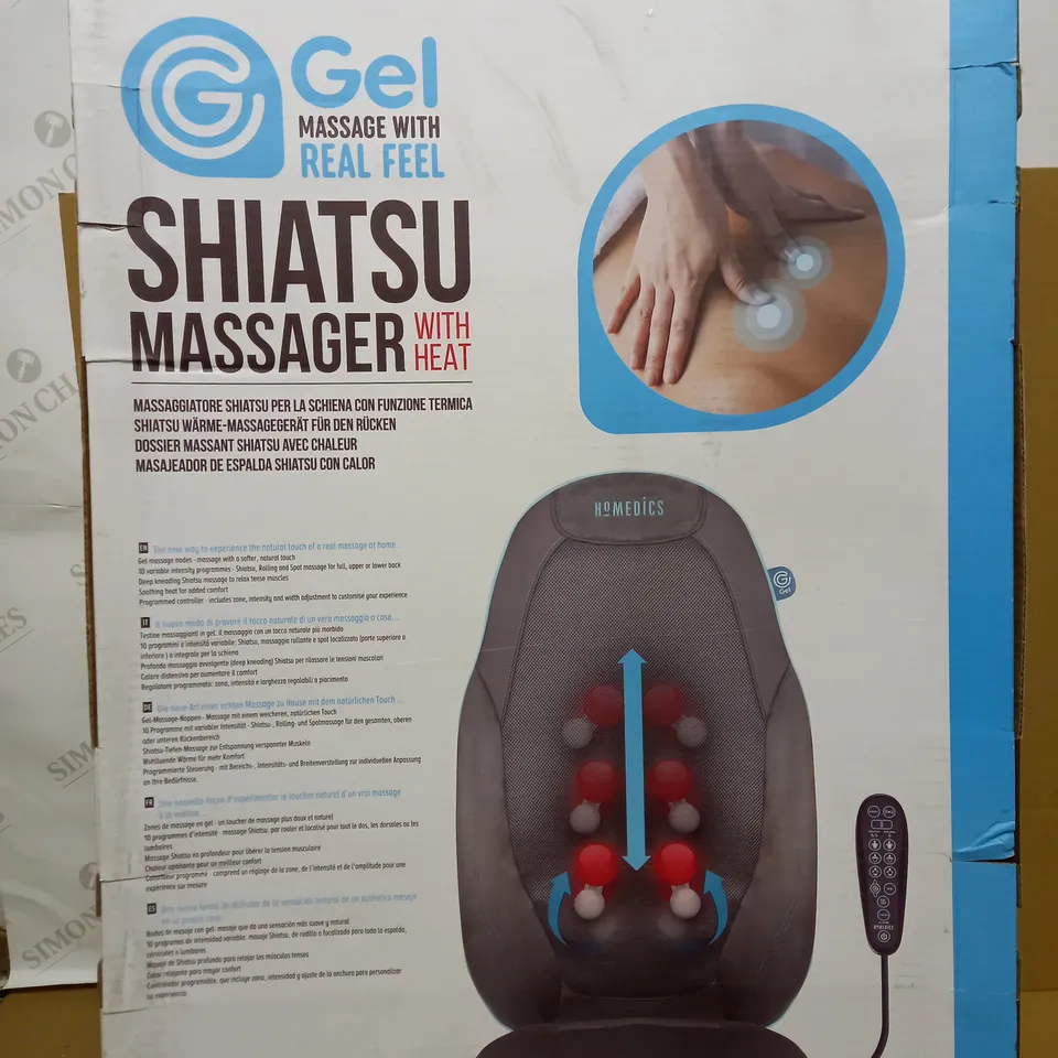 BOXED HOMEDICS SHIATSU MASSAGER