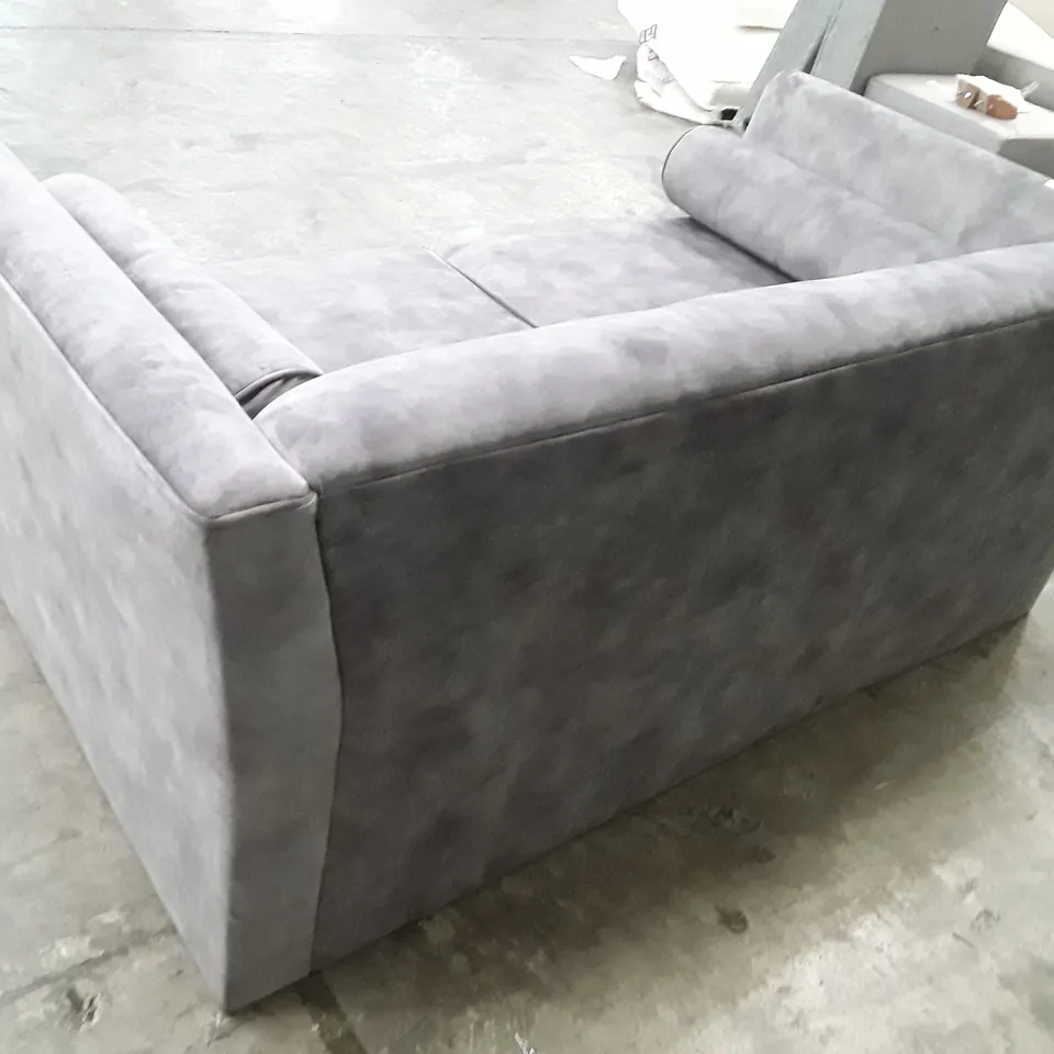 QUALITY DESIGNER GASTARD 2 SEATEF SOFA - GREY FABRIC