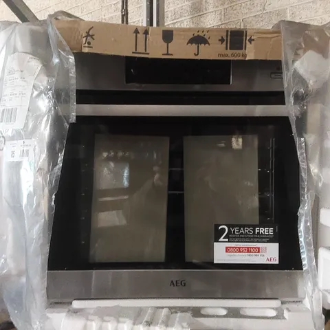 AEG INTEGRATED 6000 SERIES STEAMBAKE WITH AQUA CLEAN ENAMEL CLEANING BES355010M RRP £425