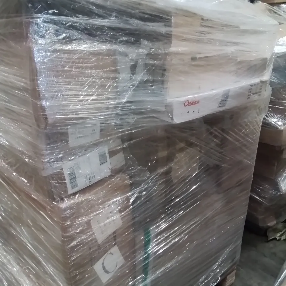 PALLET CONTAINING VARIOUS ASSORTED BOXED ITEMS TO INCLUDE, LED CEILING LIGHT, AIR FRYERS AND LOTS MORE UNMARKED BOXED ITEMS 