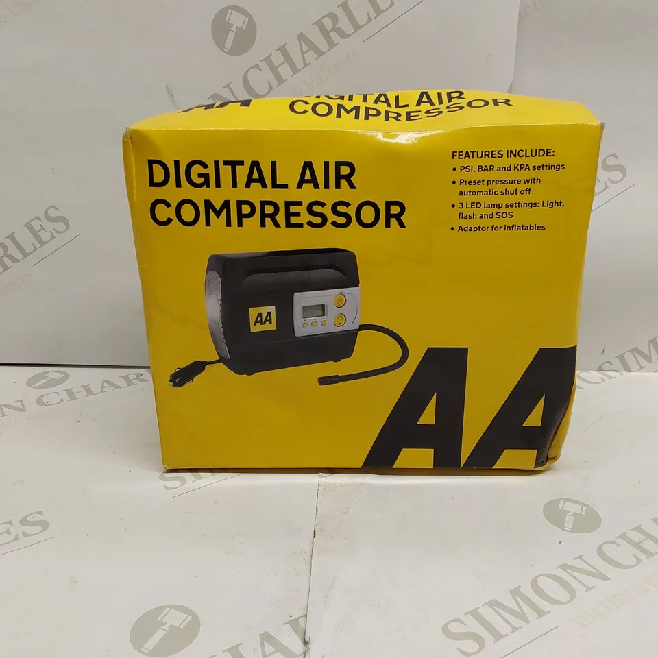 BOXED BRAND NEW AA DIGITAL AIR COMPRESSOR 12V