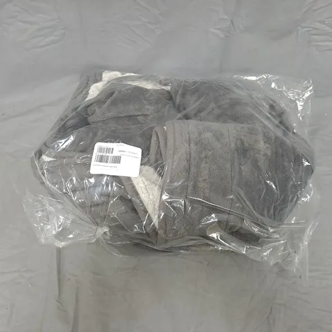 COZEE HOME VELVETSOFT FILLED THROW - CHARCOAL 
