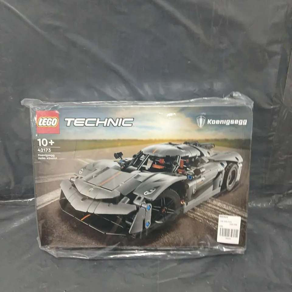 LEGO TECHNIC KOENIGSEGG JESKO ABSOLUT GREY HYPERCAR 42173