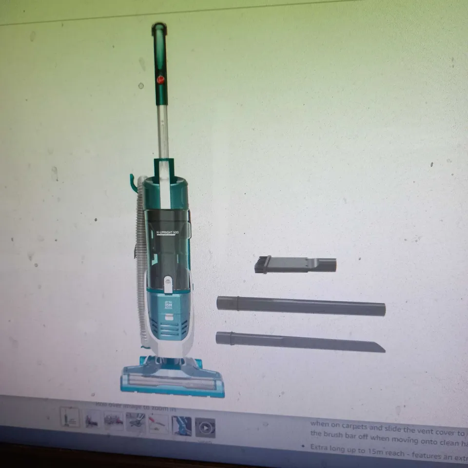 HOOVER HU500GHM UPRIGHT VACUUM CLEANER