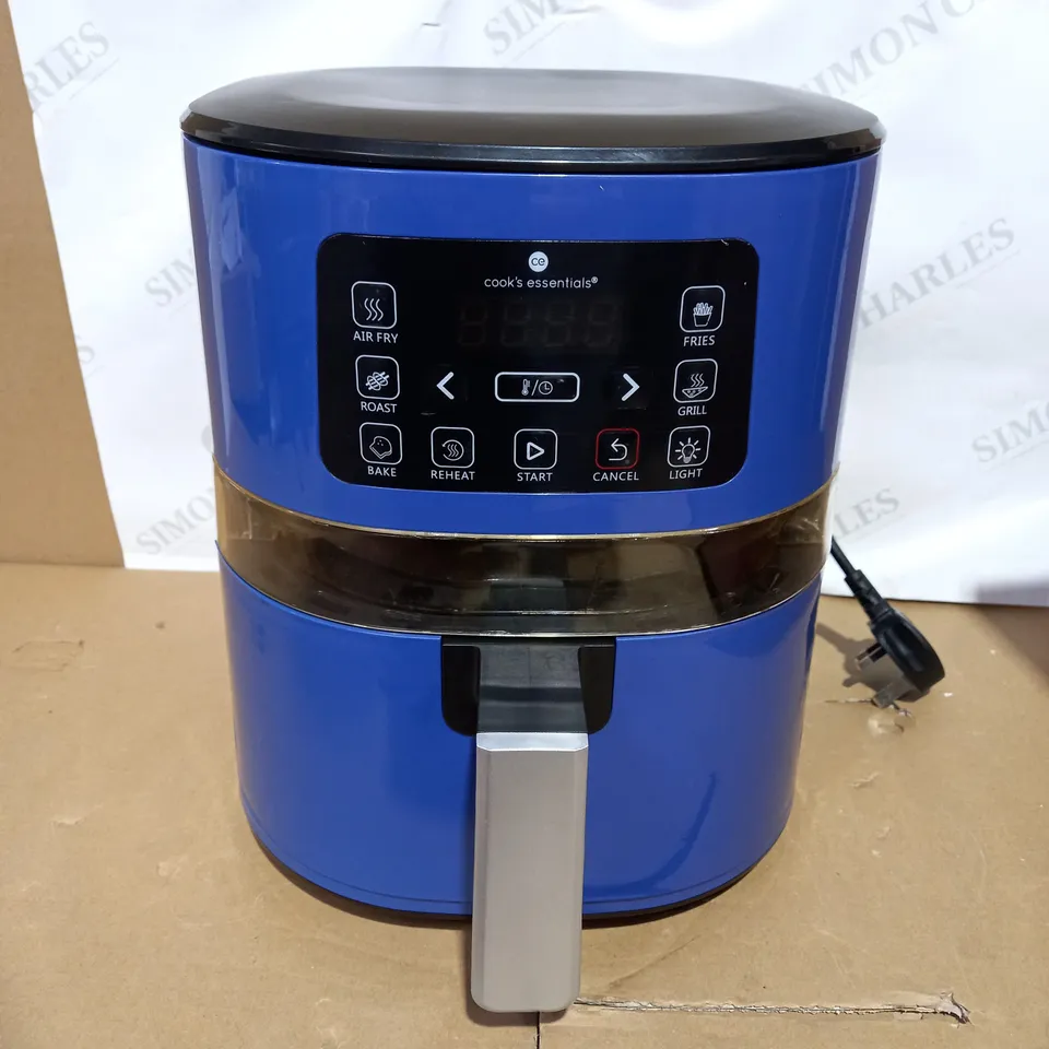 COOK'S ESSENTIALS 4.0L AIR FRYER - SAPPHIRE