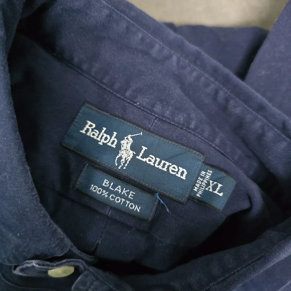 RALPH LAUREN BLAKE NAVY SHIRT – XL