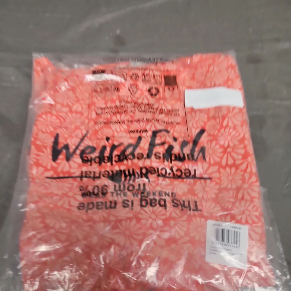 BAGGED WEIRD FISH CASSANDRA PRINTED JERSEY DRESS - SIZE 22
