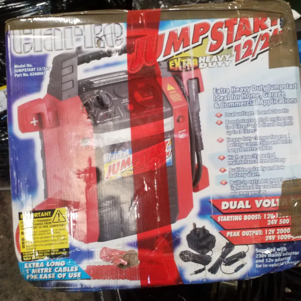 BOXED CLARKE JS1224 2000A 12/24V JUMPSTART