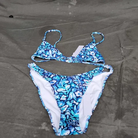 BRIGHT SWIMWEAR FIONA TOP & CAPRI BOTTOM – MIDNIGHT BLOOM, SIZE S