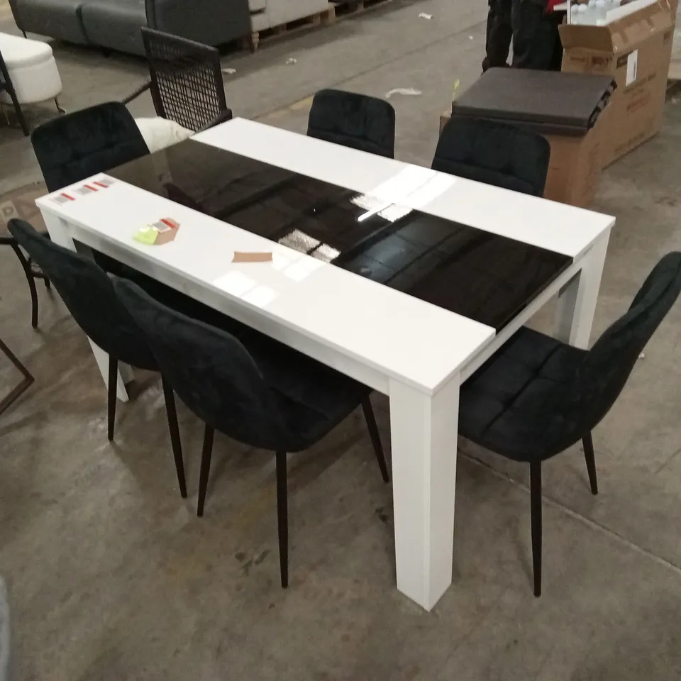 DESIGNER 6-PERSON DINING SET