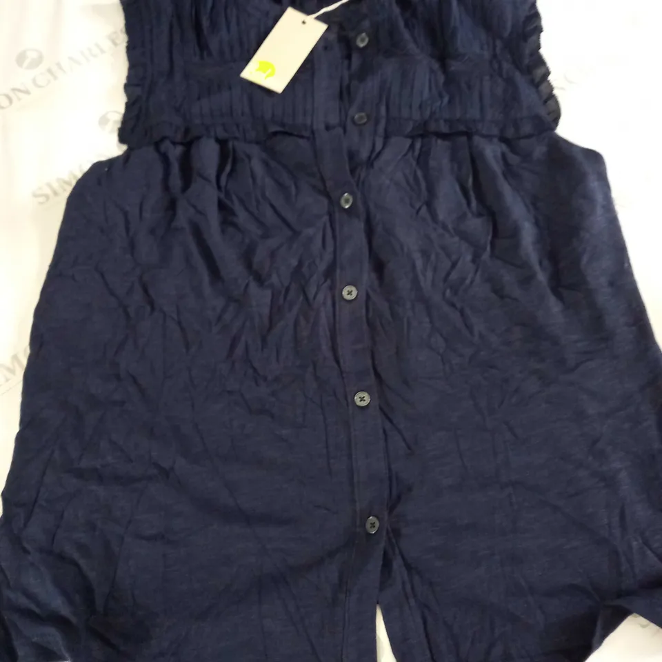 BODEN NAVY SLEEVELESS DRESS - UK 14