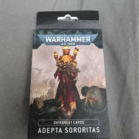 WARHAMMER 40,000 - DATASHEET CARDS - ADEPTA SORORITAS