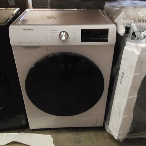 HISENSE 8KG 1400 SPIN WASHING MACHINE IN WHITE