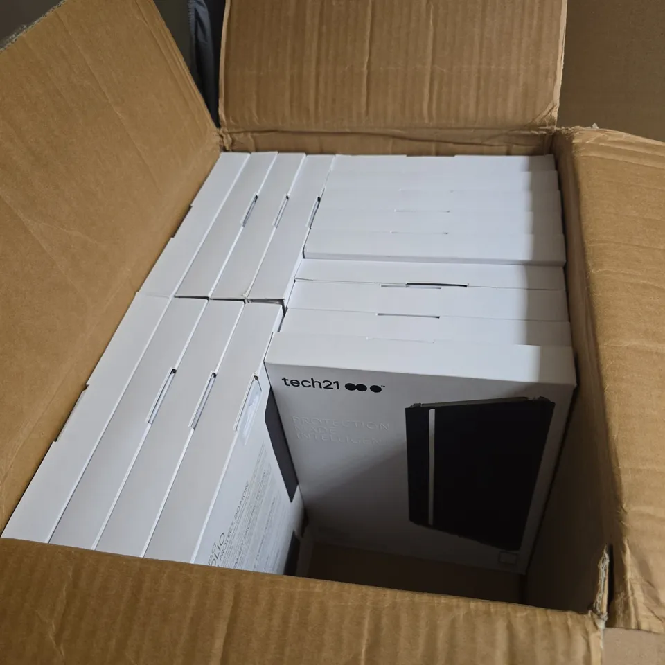 BOX OF APPROXIMATELY 15 TECH21 IMPACT FOLIO TABLET CASE 