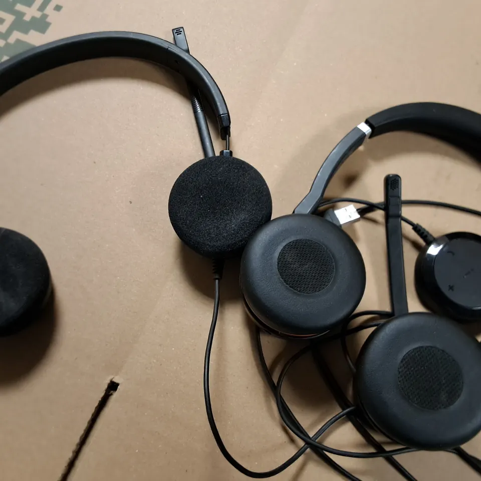 LOT OF 3 UNBOXED JABRA WIRED HEADSETS