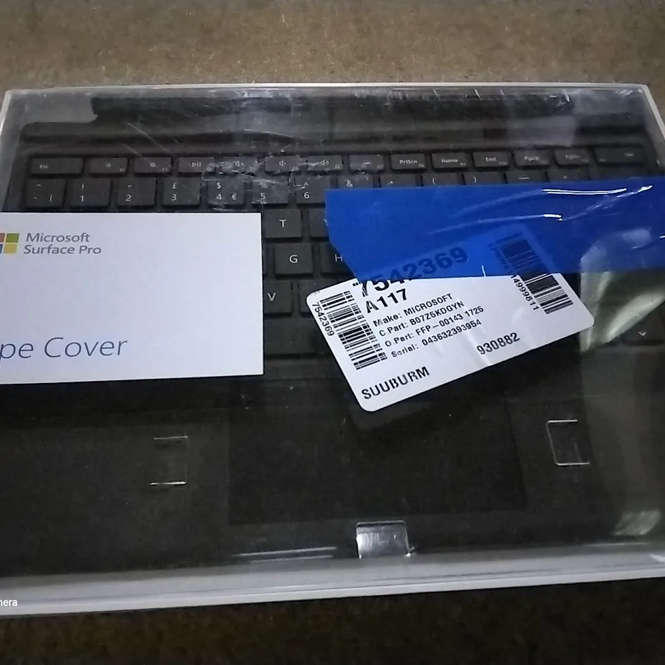 BOXED MS SURFACE PRO TYPE COVER