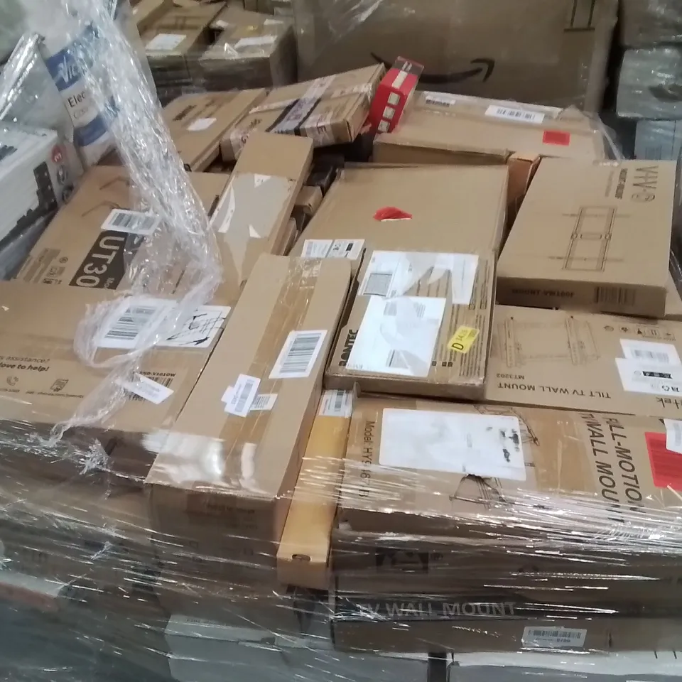 PALLET TO CONTAIN A LARGE QUANTITY OF WALL MOUNTED BRACKETS 