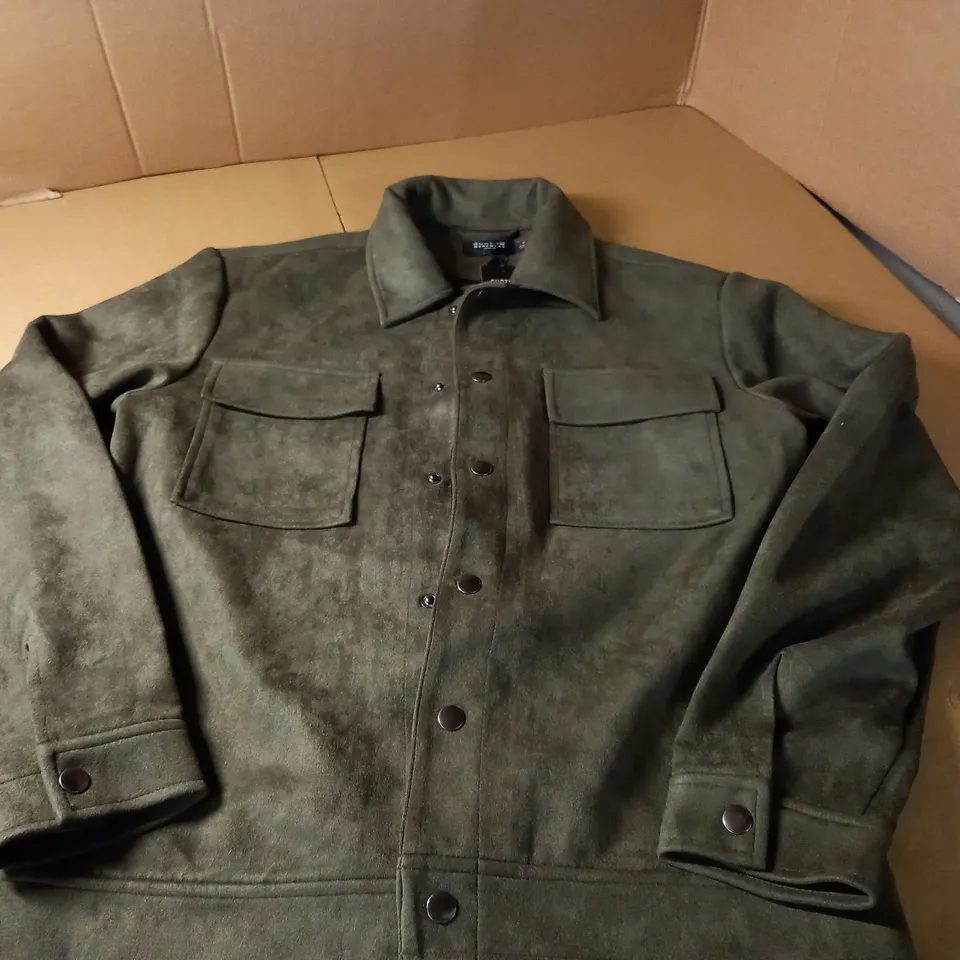BURTON MENSWEAR SUEDE JACKET - SIZE S