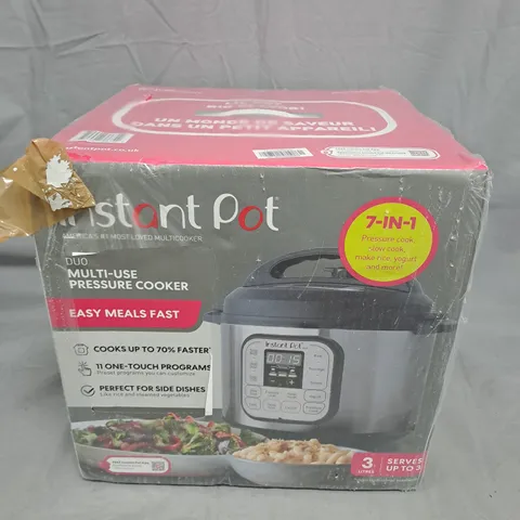 INSTANT POT 7-IN-1 MULTI-USE PRESSURE COOKER (3L) - BOXED