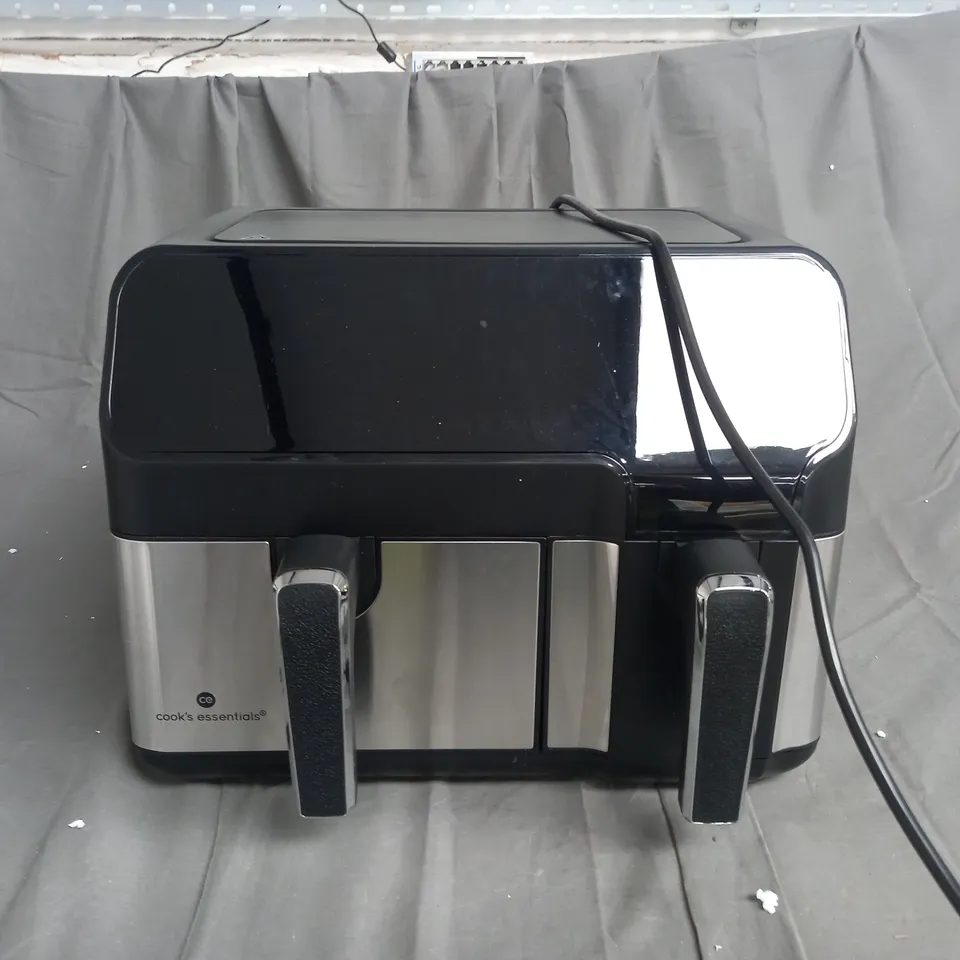 BOXED OUTLET COOK'S ESSENTIALS DUAL AIR FRYER