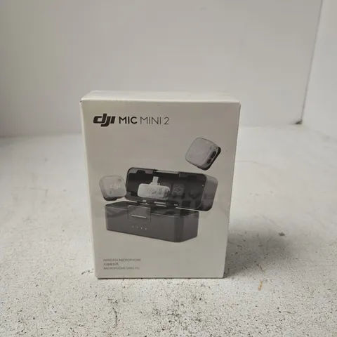 DJI MIC MINI 2 WIRELESS MICROPHONE SYSTEM – BOXED