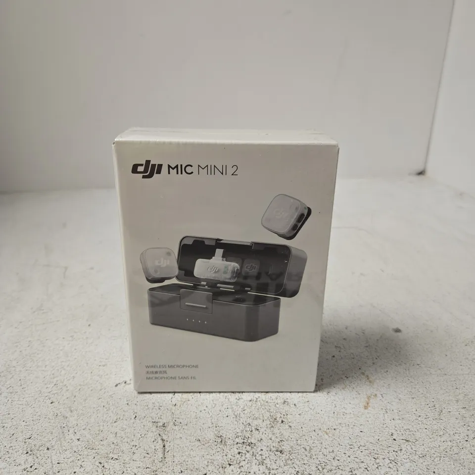 DJI MIC MINI 2 WIRELESS MICROPHONE SYSTEM – BOXED