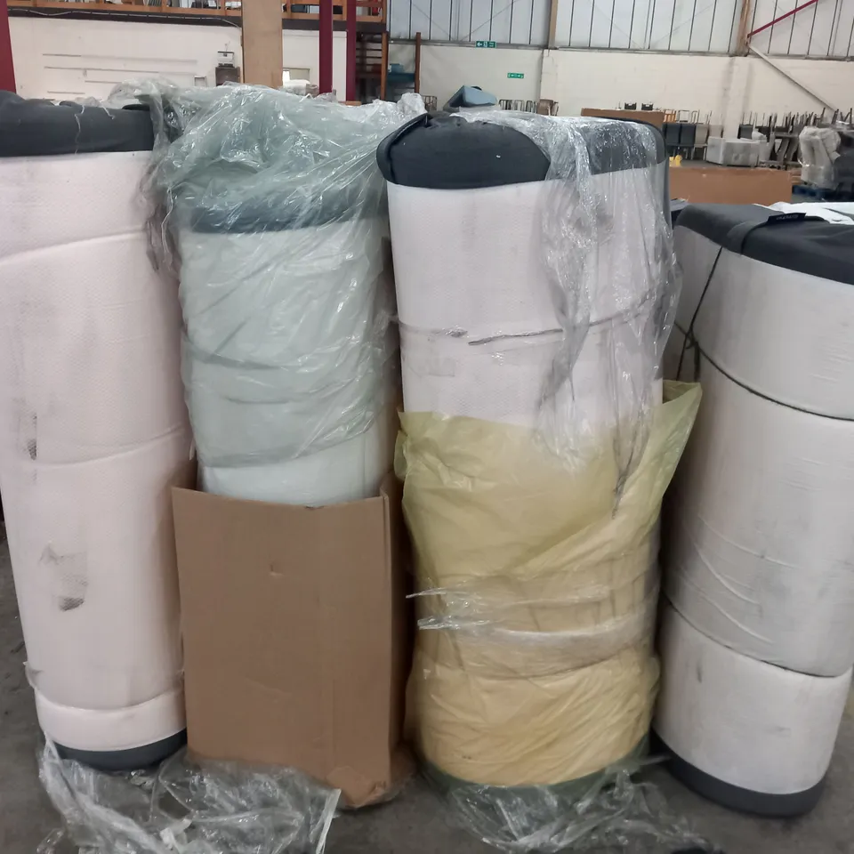 FOUR ASSORTED BAGGED EMMA MATTRESSES