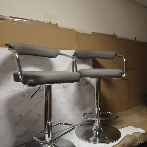 BOXED NEW TEXAS BAR STOOL GREY