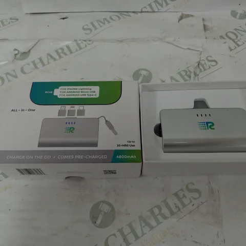 BOXED RUSH CHARGE UNIVERSE PORTABLE CHARGER