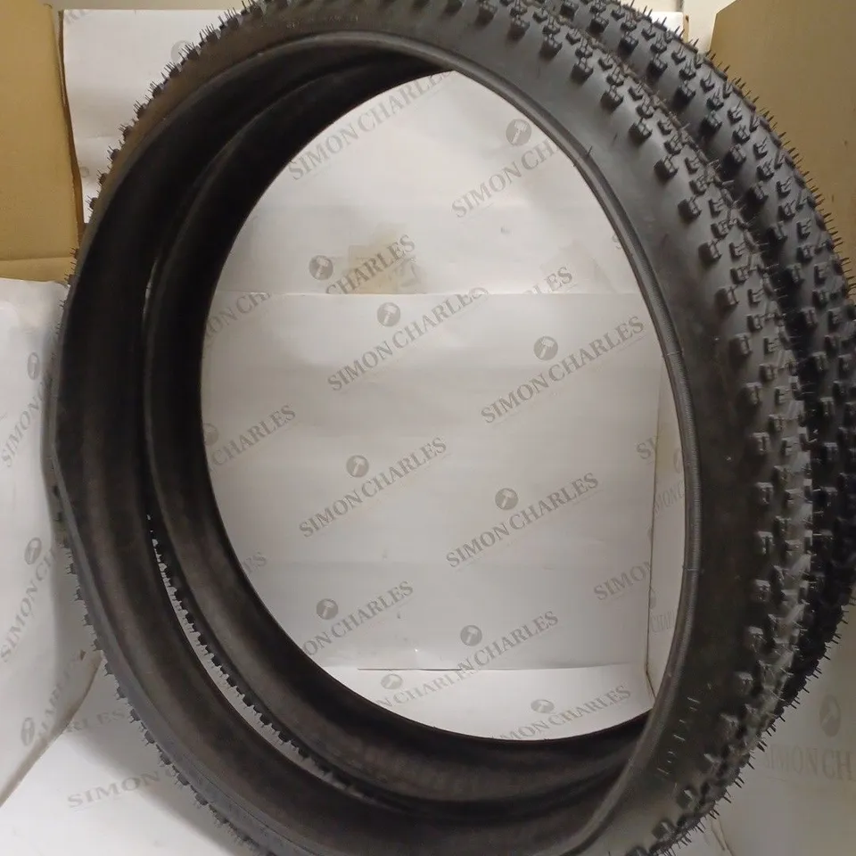LUCKY STONE REPLACEMENT BICYCLE TYRES PAIR - 27.5 X 2.10