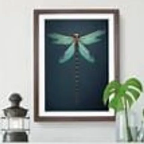 DAINTY DRAGONFLY - SINGLE PICTURE FRAME PRINT
