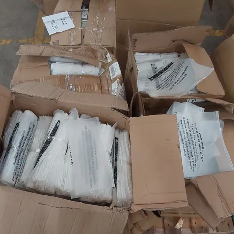 PALLET CONTAINING A VERY LARGE QUANTITY OF ZIP LOCK CLOTHES BAGS ECT