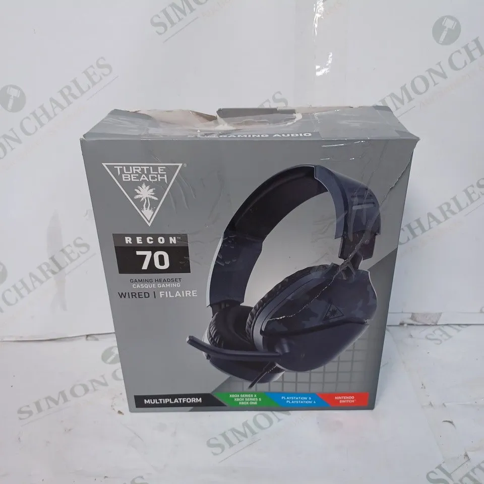 TURTLE BEACH RECON 70 WIRED MULTIPLATFORM GAMING HEADSET 