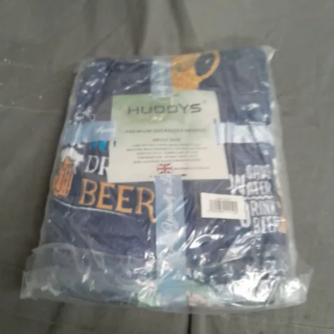 HUDDYS SEALED PREMIUM OVERSIZED HOODIE - BEER