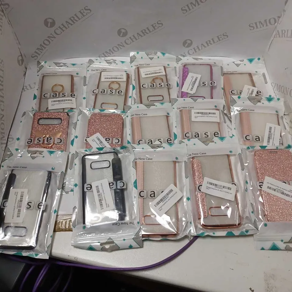 ASSORTED LOT OF 20 PHONE CASES TO INCLUDE DIFFERENT COLOURS AND STYLES 