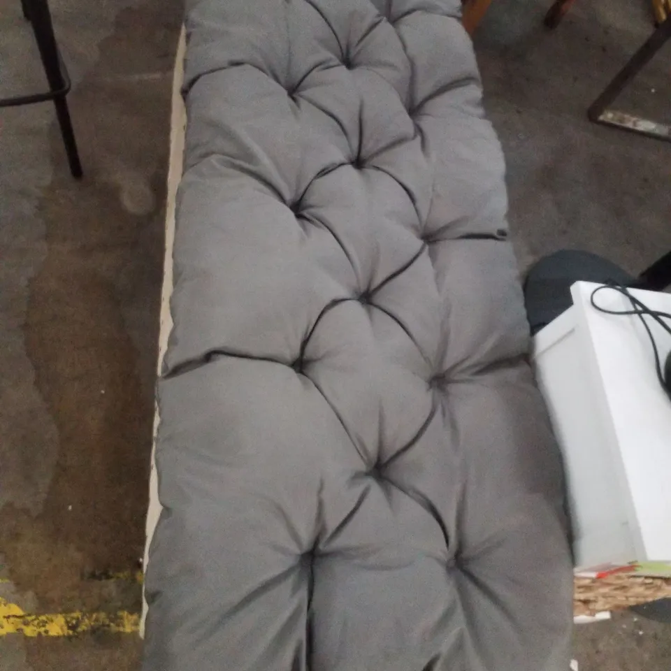 OUTDOOR SEAT CUSHION - DARK GREY 