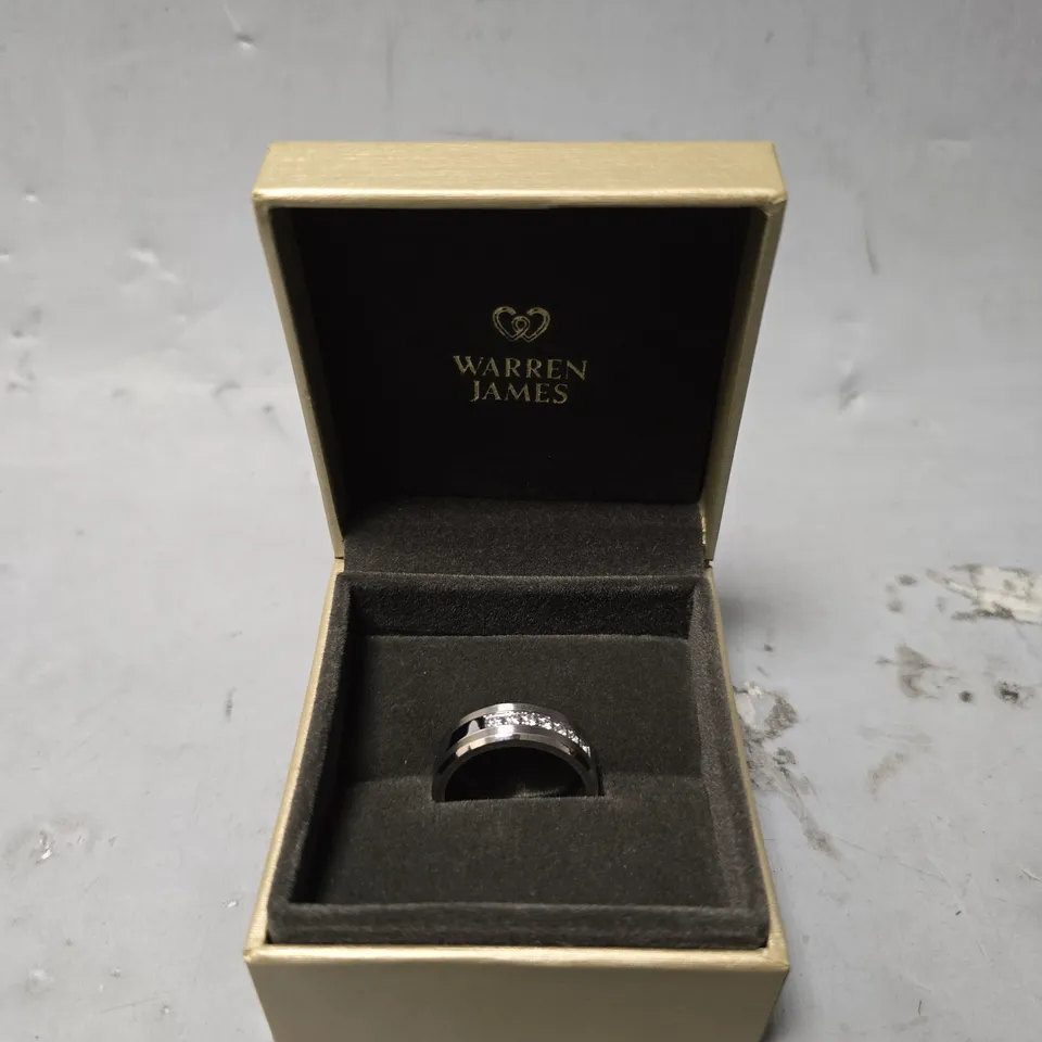 BOXED WARREN JAMES RING - SIZE UNSPECIFIED