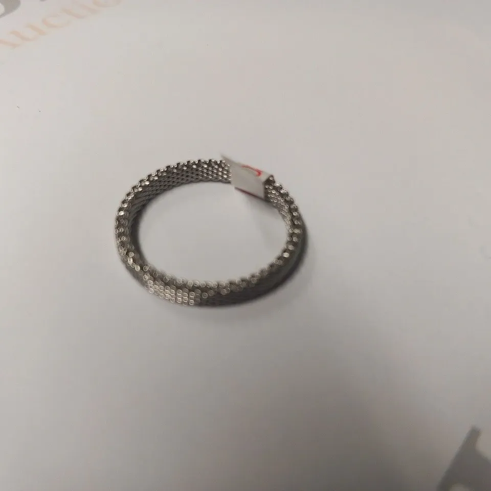 BERING STAINLESS STEEL MESH INNER RING SIZE 7