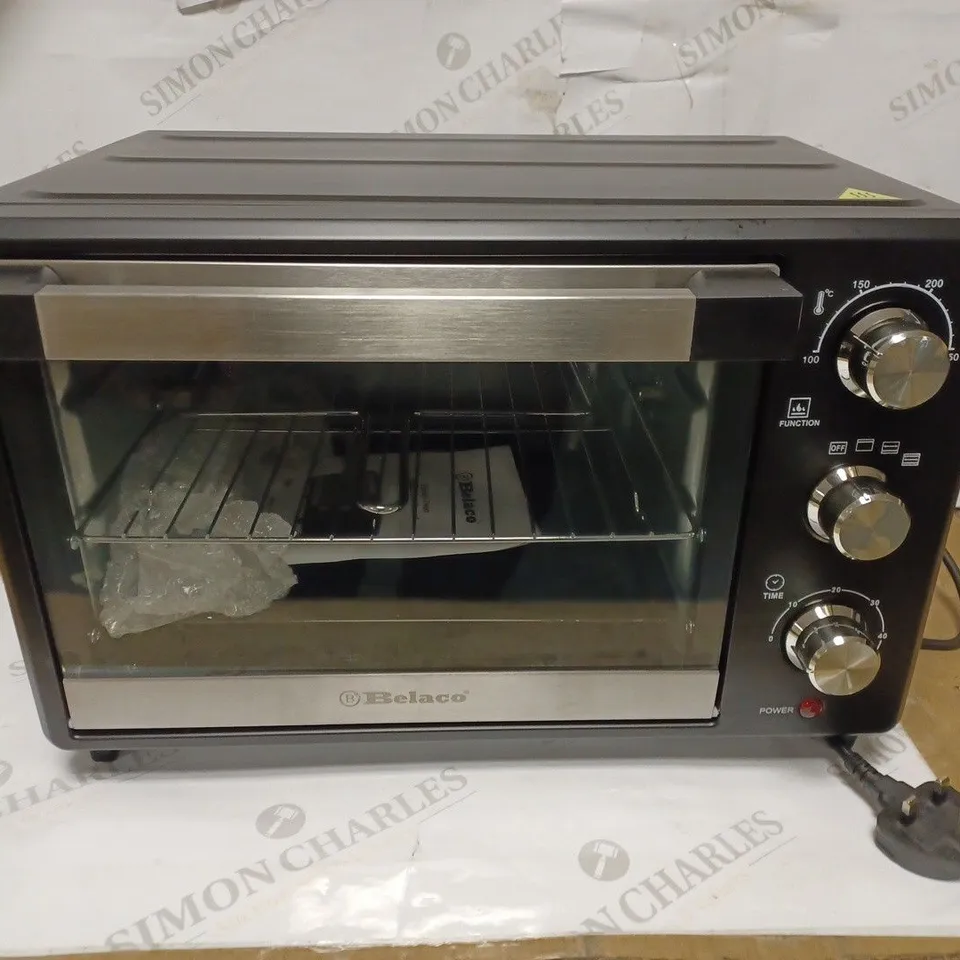 BELACO TOASTER OVEN TABLETOP COOKING BAKING PORTABLE OVEN ROTISEERIE