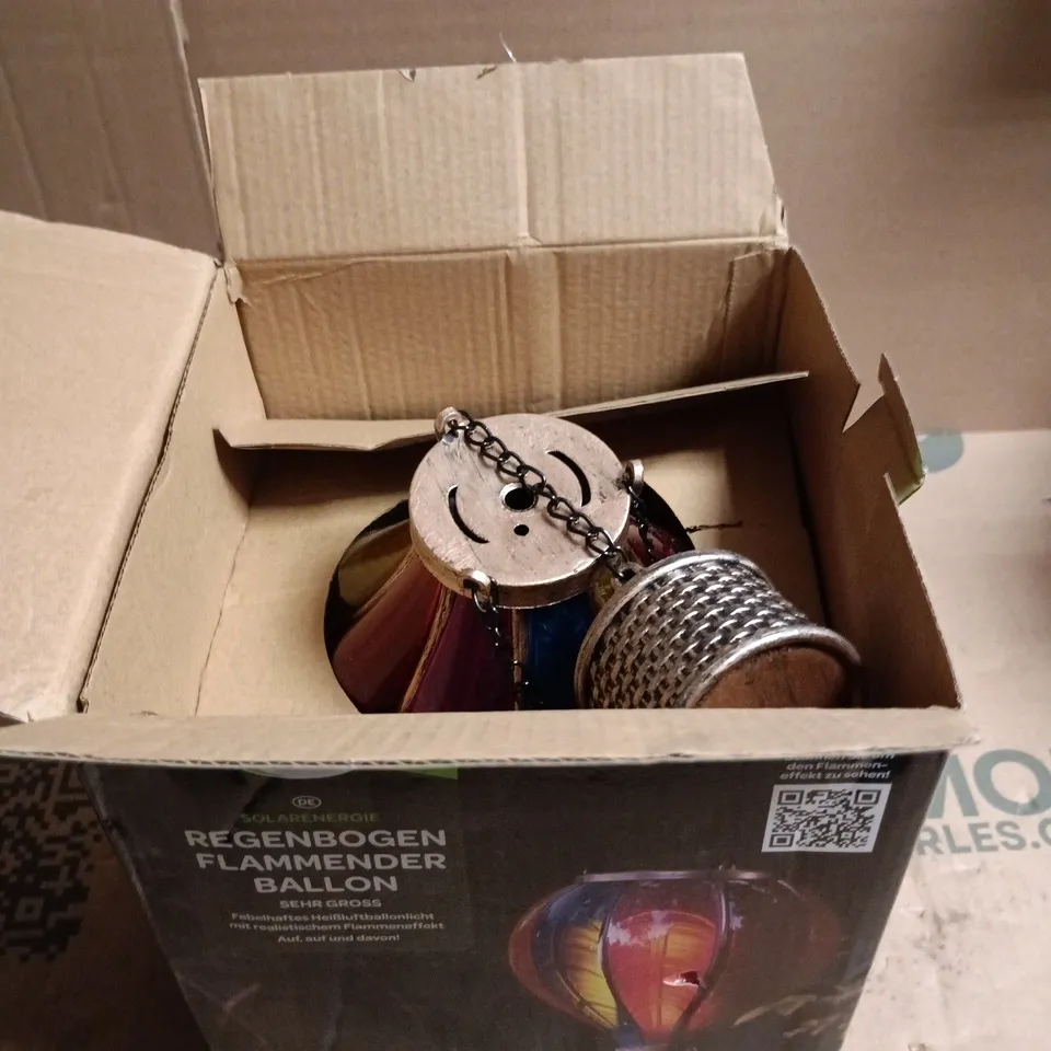SMART SOLAR RAINBOW FLAMING BALLOON EXTRA LARGE BOXED