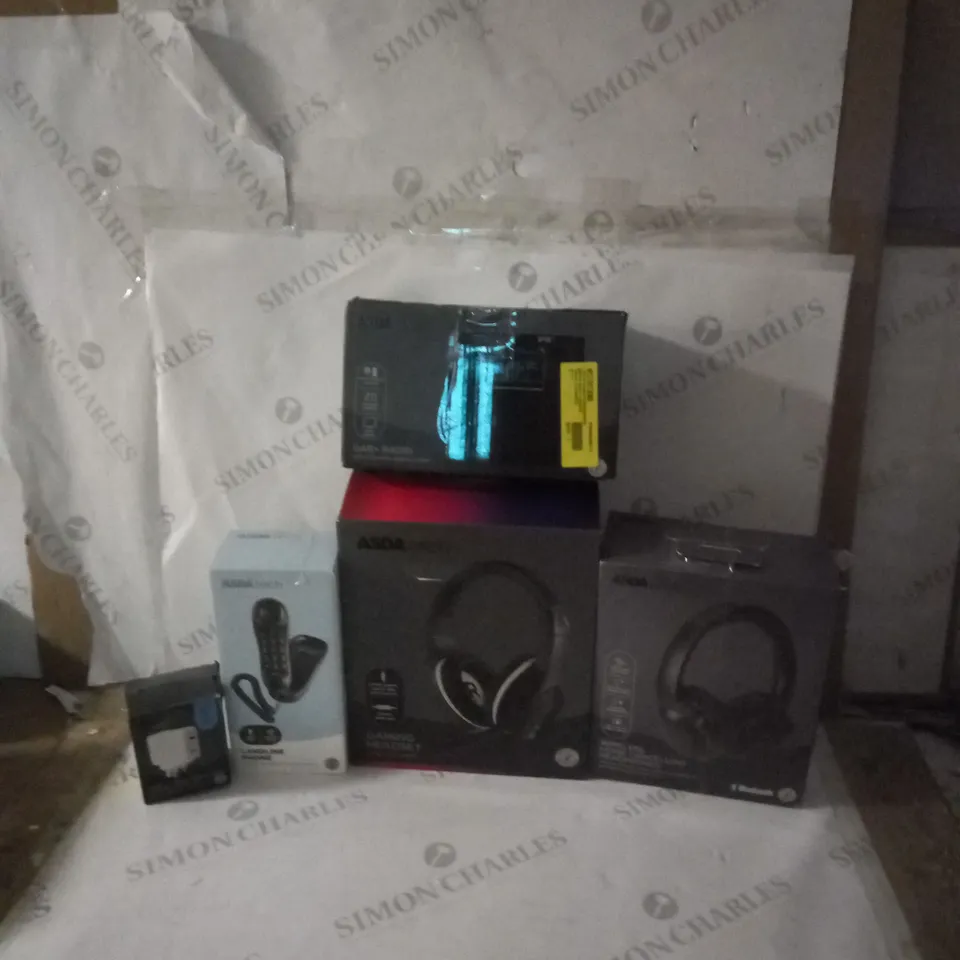 BOX OF APPROX 30 ASSORTED ITEMS TO INCLUDE - GAMING HEASET IN BLACK - DAB+ RADIO PORTABLE - WIRELESS NOISE CANCELLING HEADPHONES ECT