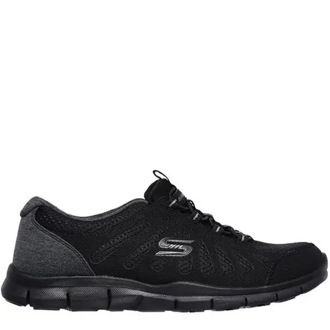 PAIR OF SKECHERS GRATIS TRAINERS IN BLACK SIZE 6