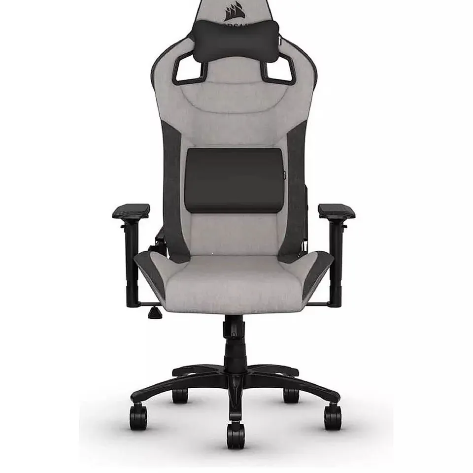 BOXED CORSAIR T3 RUSH 2023 FABRIC GAMING CHAIR - CHARCOAL/BLACK (1 BOX) RRP £299.99