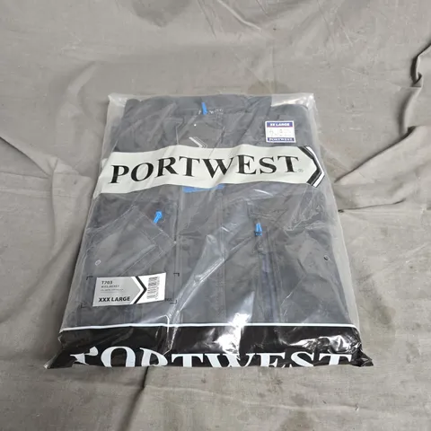 PORTWEST WX3 JACKET IN METAL GREY SIZE 3XL