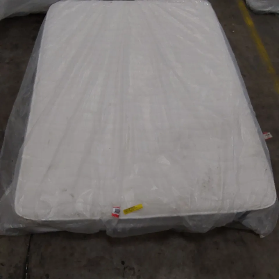 QUALITY BAGGED 4'6" DOUBLE SERENITY HYBRID COIL AND MEMORY FOAM MATTRESS