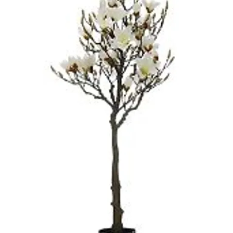 OTTERS BROOK 150CM REAL-TOUCH WHITE MAGNOLIA TREE IN POT