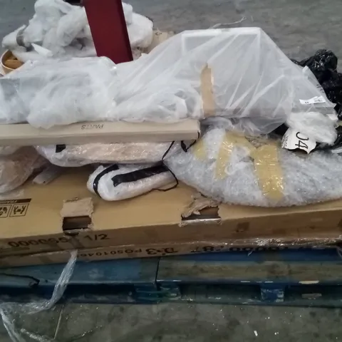 PALLET OF ASSORTED FURNITURE PARTS