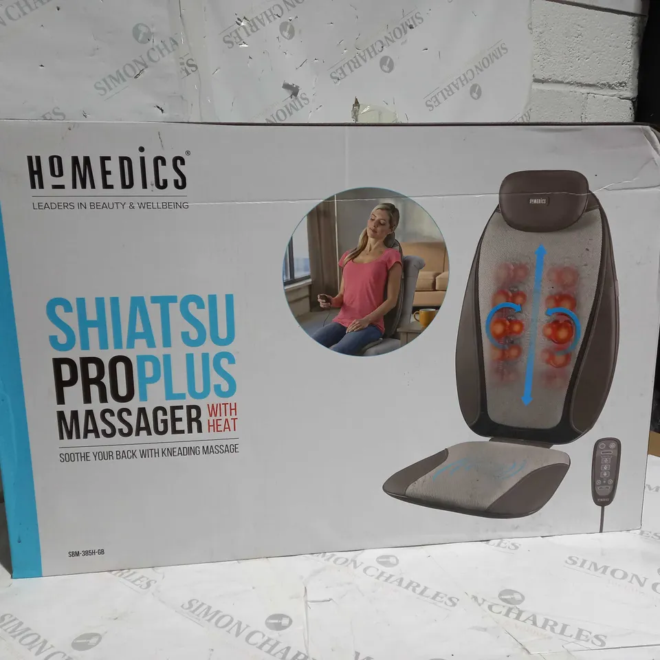 BOXED HOMEDICS SBM-350H SHIATSU PRO PLUS MASSAGER