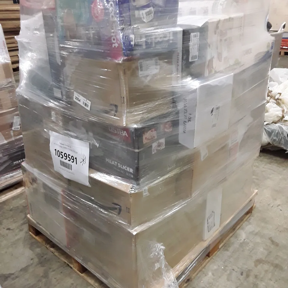 PALLET OF APPROXIMATELY 28 UNPROCESSED RAW RETURN HOUSEHOLD AND ELECTRICAL GOODS TO INCLUDE;