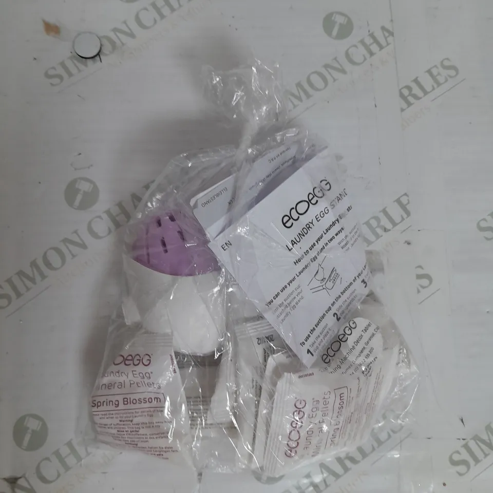 BOXED ECOEGG 750 WASHES LAUNDRY EGG KIT WITH DRYER EGGS & DETOX TABLETS